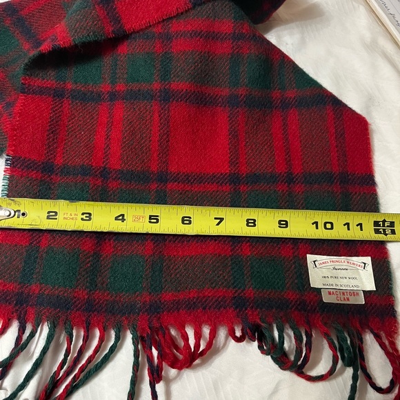 NWOT James Pringle Weavers Wool Scarf - Picture 5 of 6